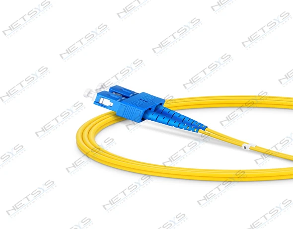 FIBER OPTIC PATCH CORD SC-APC ST-APC SINGLE MODE DUPLEX 9/125µm 3MM ...