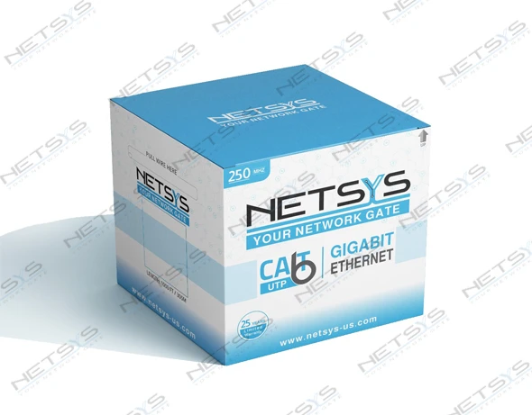 Ethernet Cable Cat6 UTP 23AWG PVC 305M Gray
