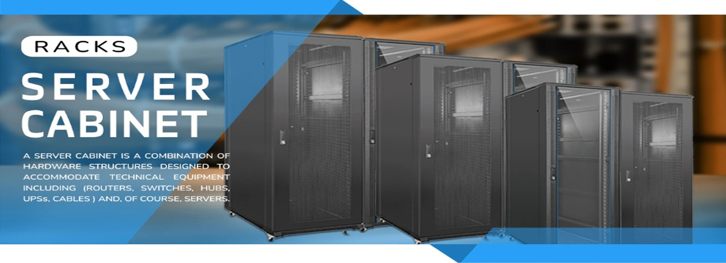 Network Server Cabinet 22U 60X100cm