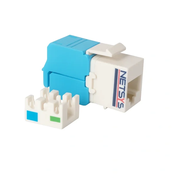 Keystone Jack, Cat.6 180° Unshielded