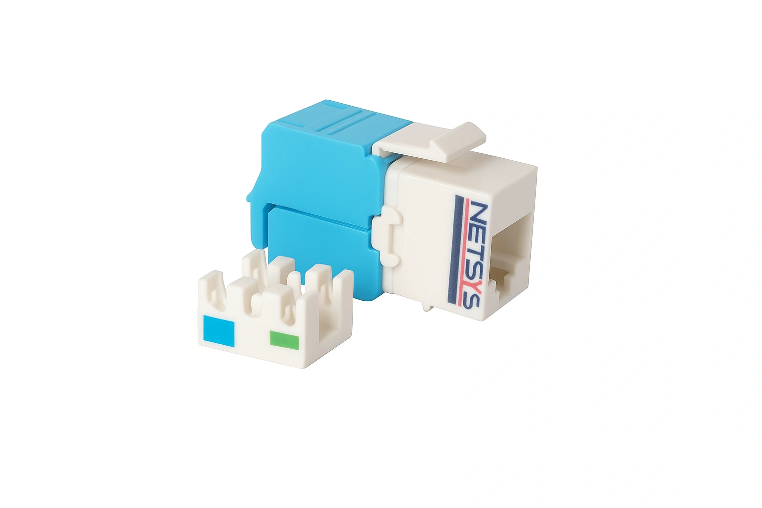 Keystone Jack, Cat.6 180° Unshielded