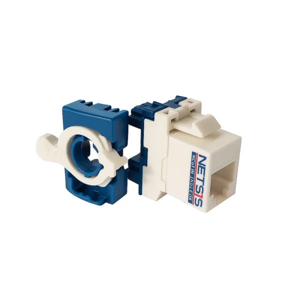 Keystone Jack Cat.6 180° Unshielded Toolless Rotating