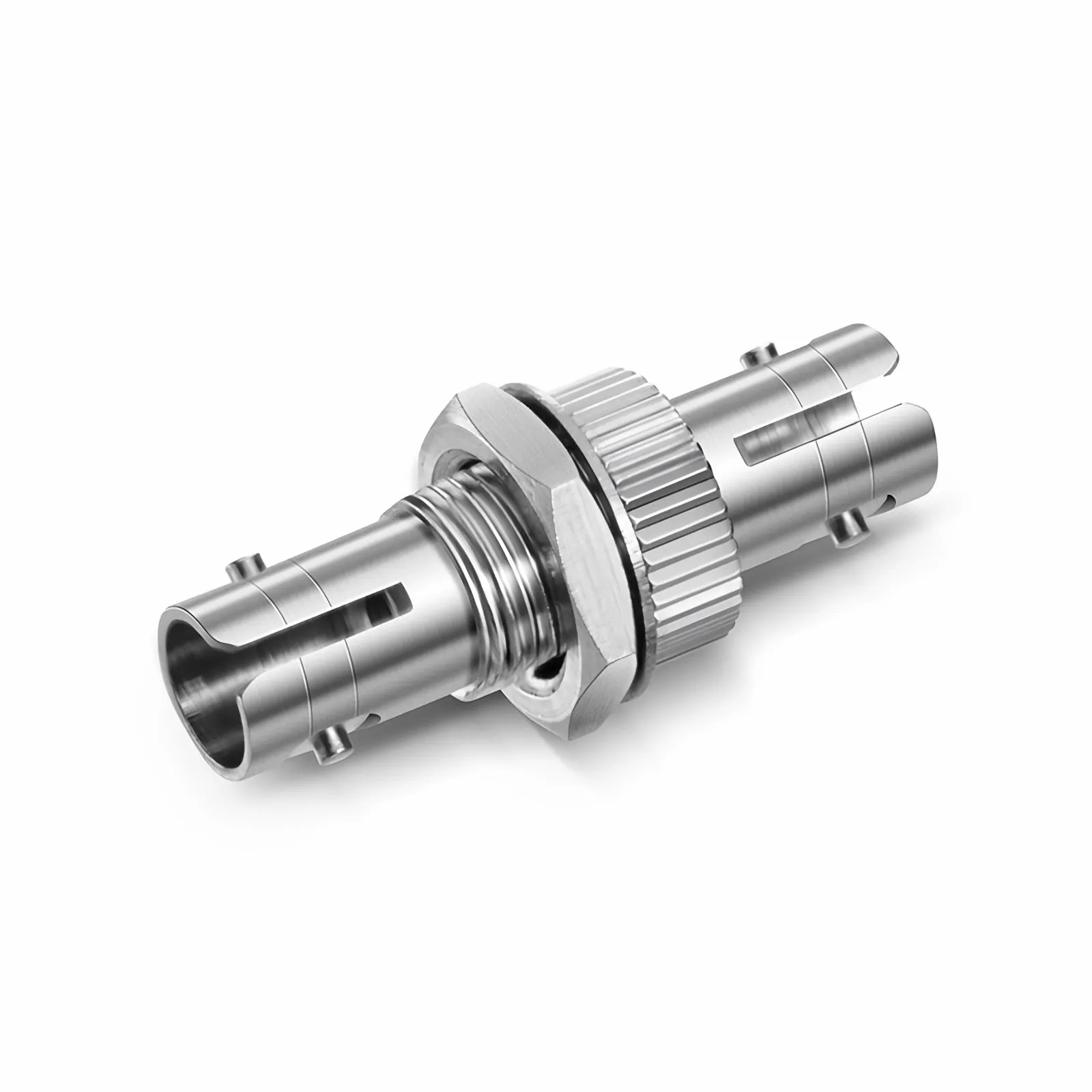 Fiber Optic Coupler ST-ST UPC Multi Mode OM4 Metal Simplex - Image 2