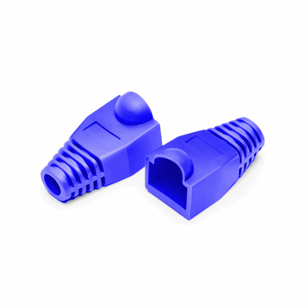 RJ45 strain relief boots Blue